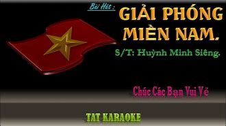 Giải Phóng Miền Nam Karaoke Song Ca