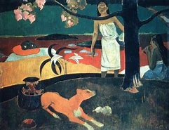 Tranh Của Paul Gauguin Tahitian Pastorale